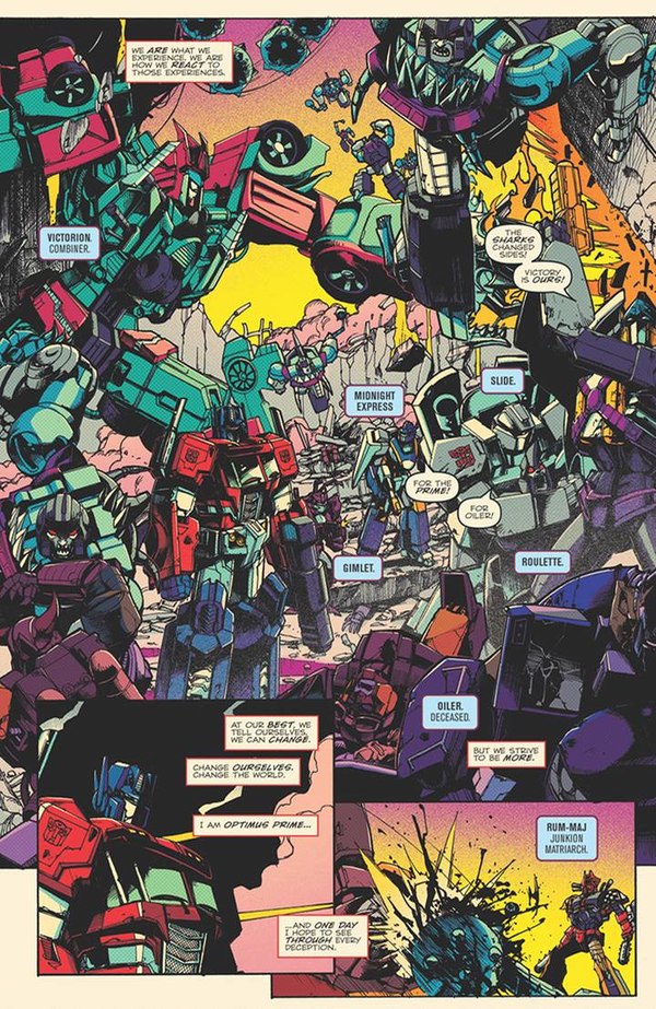 IDW's Optimus Prime Issue 6 Three Page ITunes Preview  (3 of 3)